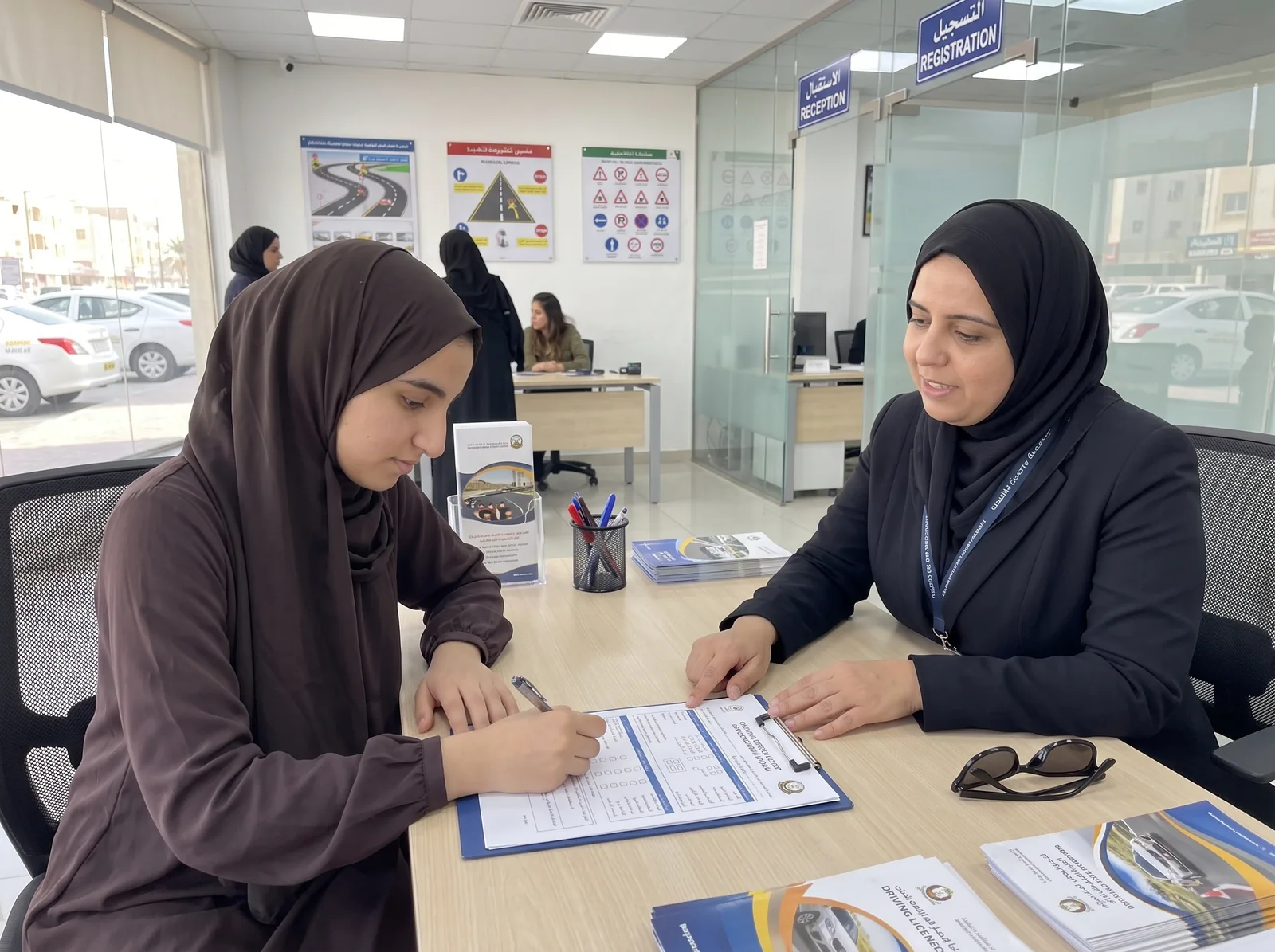 Ajman Driving Academy female driving classes registration and test preparation with confidence